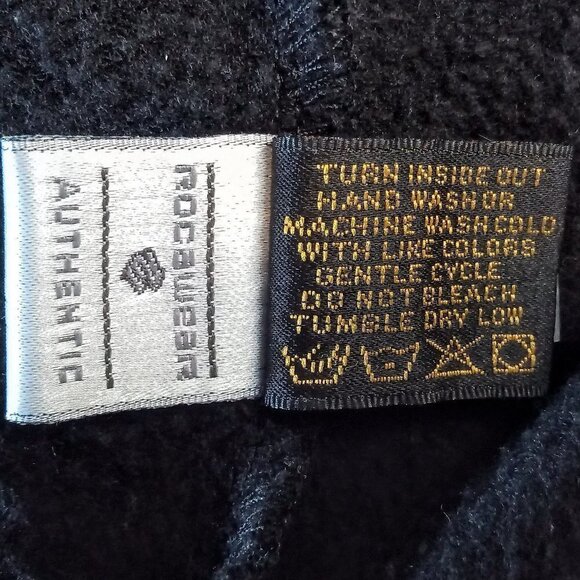 Rocawear Tri-Color Metallic Zip Cotton Fleece Cardigan - Picture 8 of 9